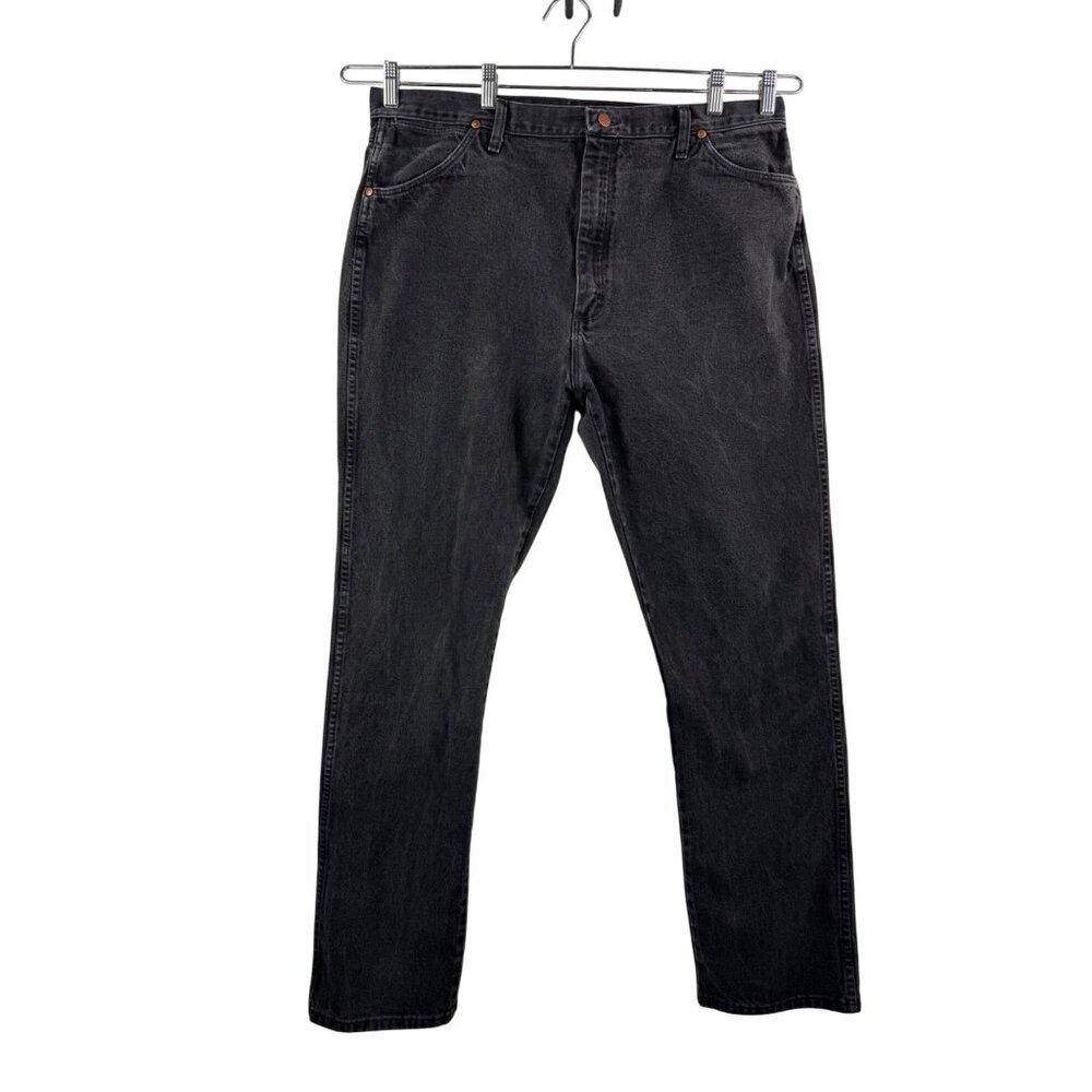 VTG Wrangler Men's Cowboy Cut Original Fit Jeans black 90s sz 40x36